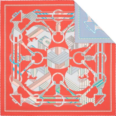 Tatersale en Zigzag double face scarf 90 | Hermès Mainland China